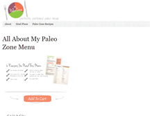Tablet Screenshot of mypaleozone.com
